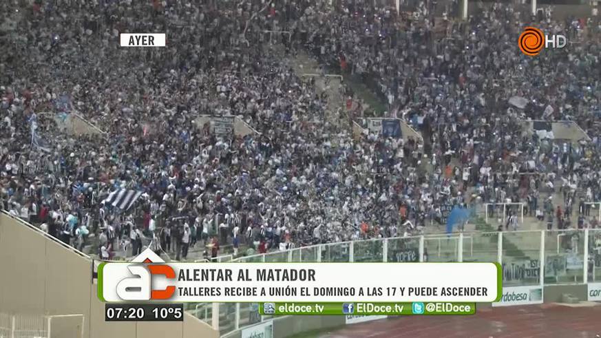 Los jugadores de Talleres esperan el ascenso