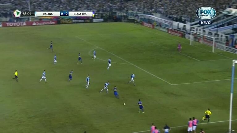 Lodeiro le dio el triunfo a Boca ante Racing
