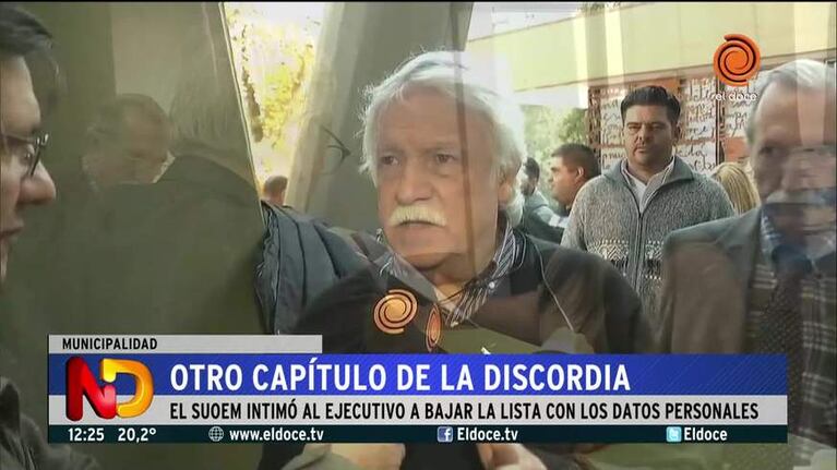 El Suoem intimó a la Municipalidad