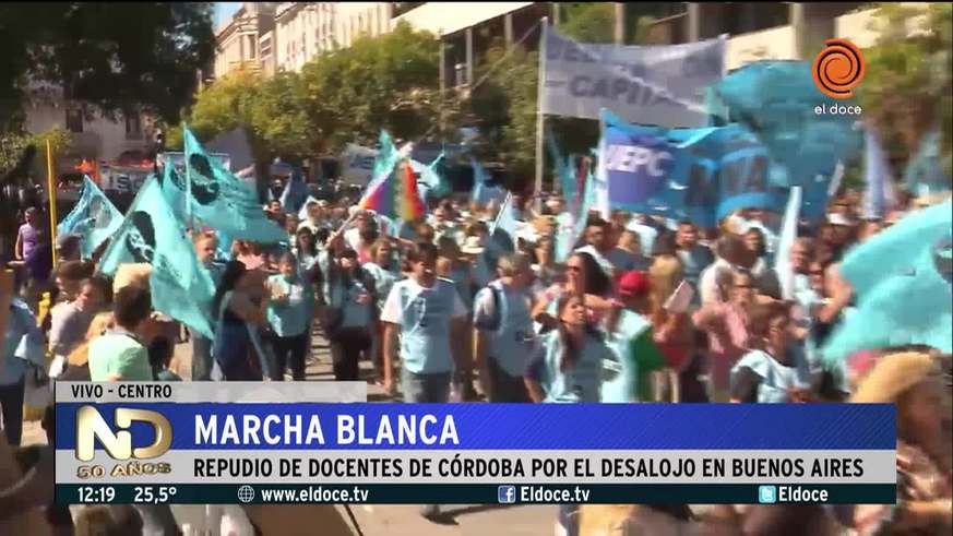 Marcha docente en Córdoba