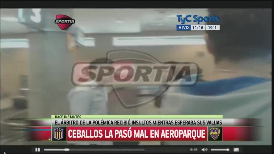 Una mujer con su hijo en brazos reprochó a Ceballos