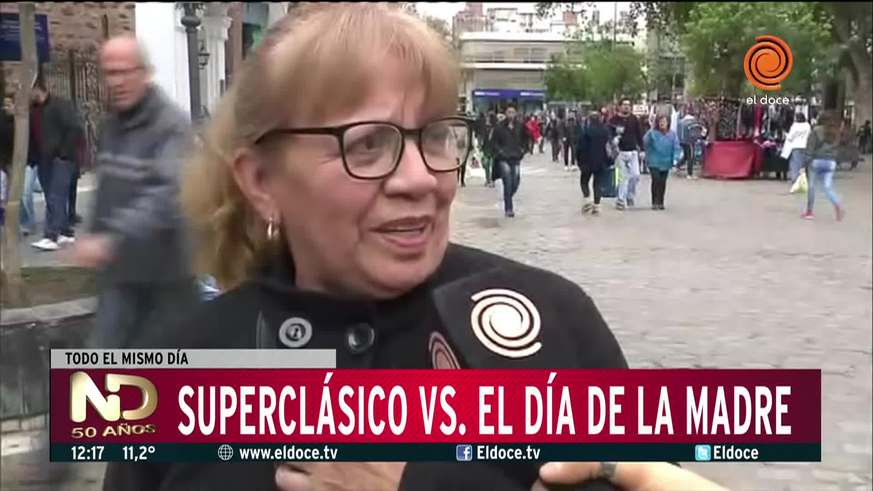 Día de la madre dividido por el clásico