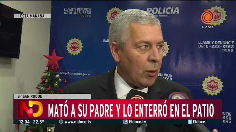 Mató a su padre y lo enterró en el fondo de su casa