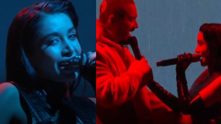 María Becerra brilló en los Premios Grammy 2022 junto a J Balvin: su actuación en la gala más importante de la música