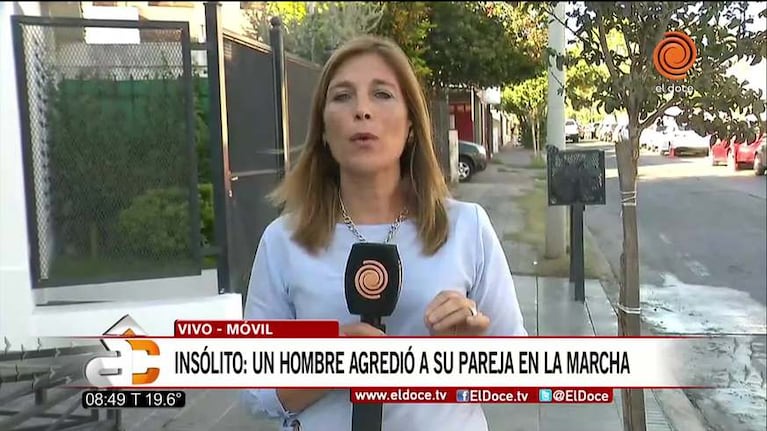 Después de la marcha del #8M la agredió en la calle