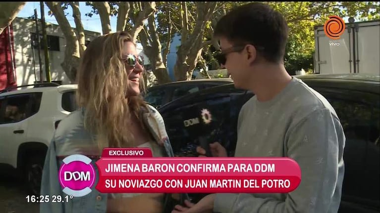 Jimena Barón reconoció que sale con Del Potro