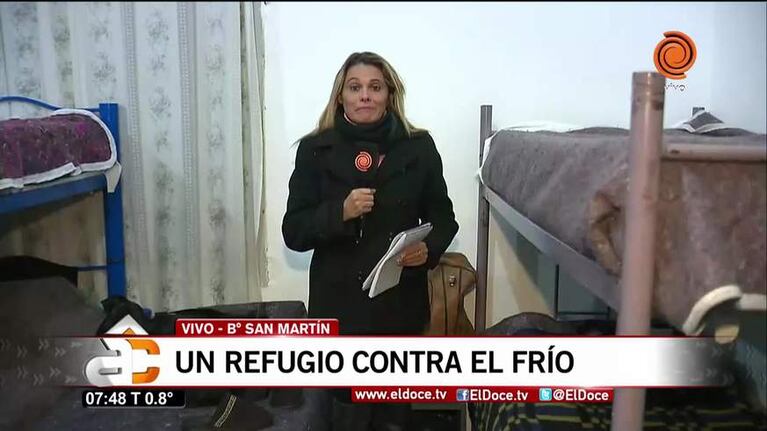 Por el frío, creció la demanda en los refugios nocturnos