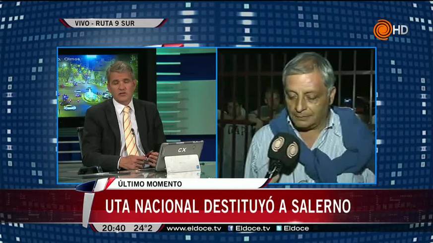 La respuesta de Salerno tras la destitución