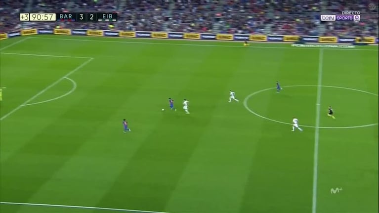 Genial gol de Messi ante Eibar