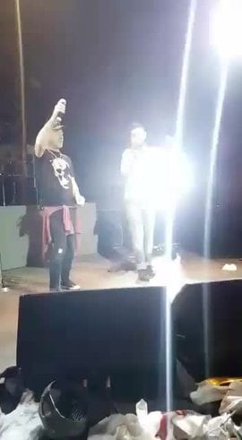 Ulises cantó en el Luna Park con Rolo de La Beriso