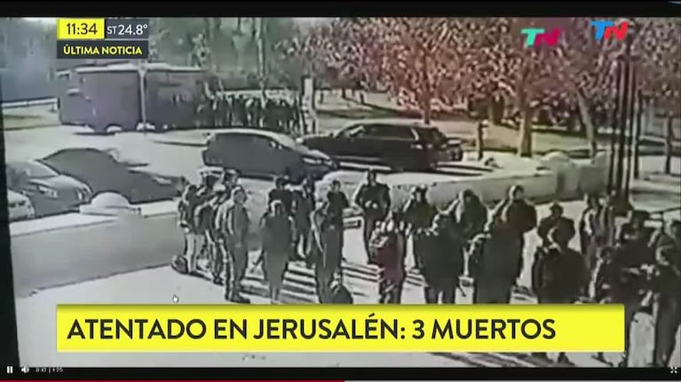 El ataque del camión a los soldados en Jerusalén