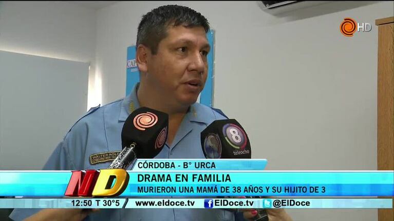 La muerte de la madre y su hijo en Urca