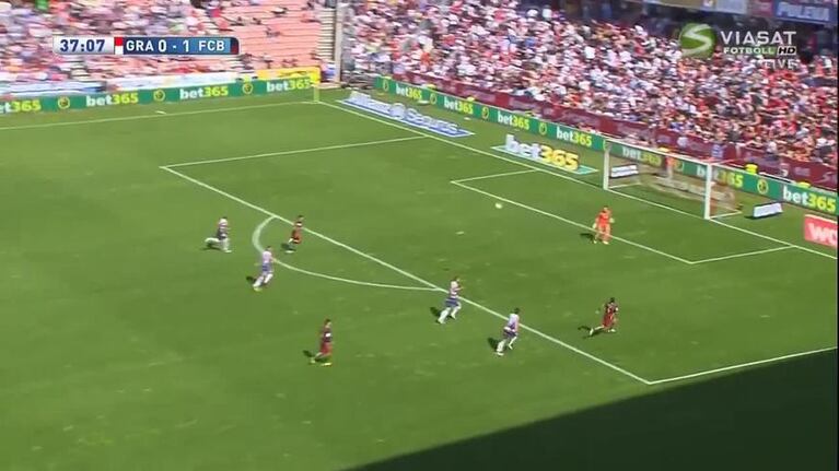 El segundo gol de Luis Suárez para poner Barcelona 2 Granada 0