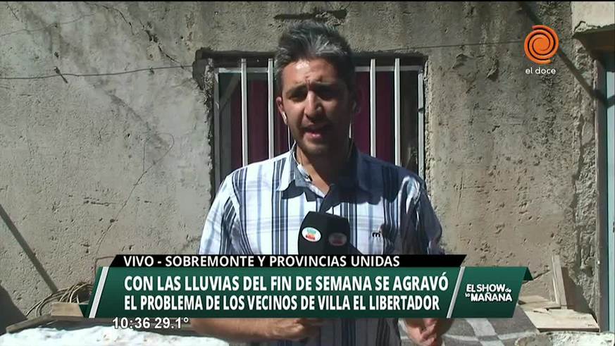 Vecinos denuncian socavones en Villa El Libertador