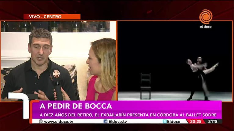 Julio Bocca, a lo cordobés: el amor por el fernet y su show con La Mona