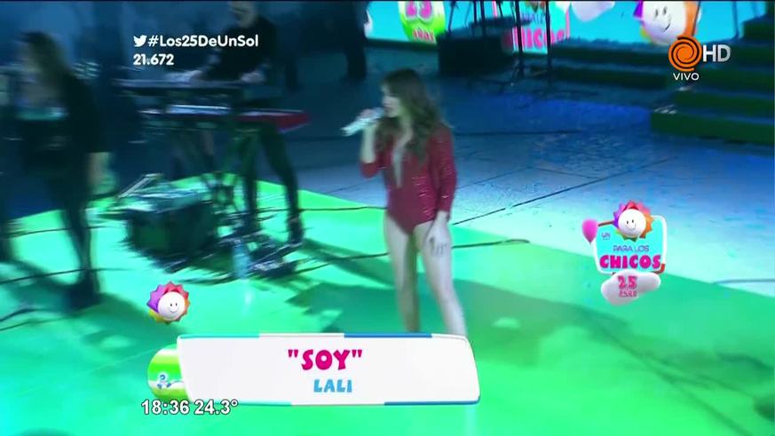 Lali en "Un sol para los chicos"