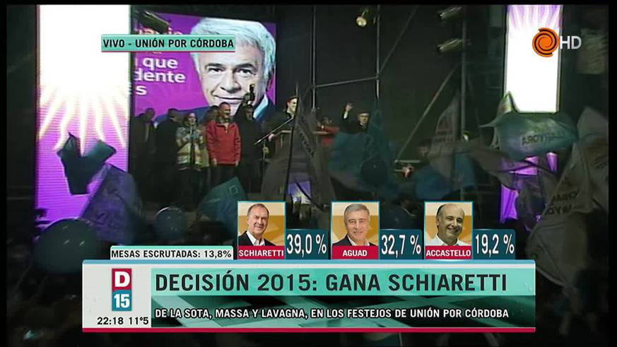 Llaryora habla del triunfo de Unión por Córdoba