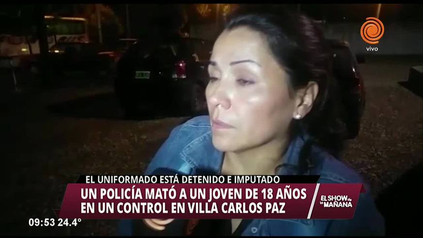 Habló la mamá del joven baleado en Carlos Paz