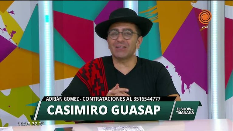Agenda festivalera con "Casimiro Guasap"
