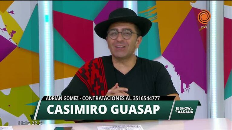 Agenda festivalera con "Casimiro Guasap"