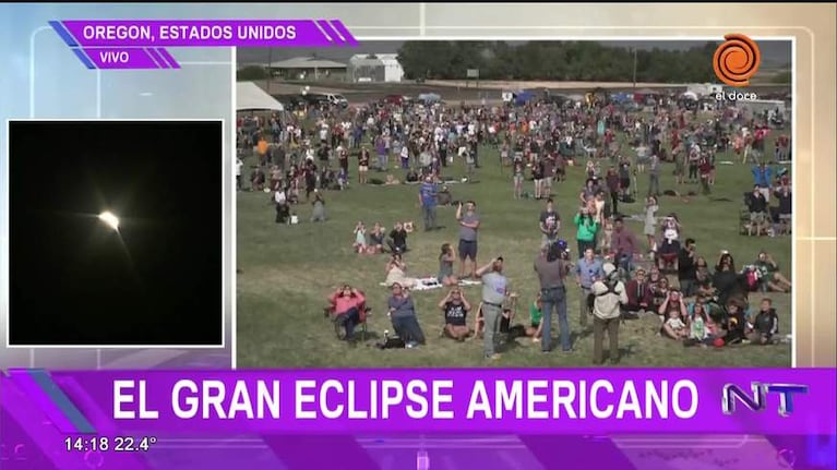 Así se vivió el eclipse total de sol en Estados Unidos