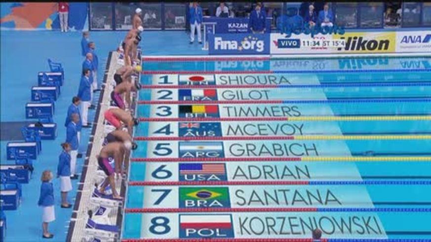 Grabich a la final en el mundial de natación
