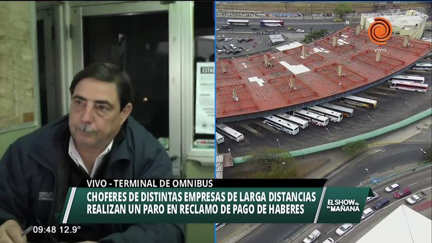 Paro de colectivos de larga distancia