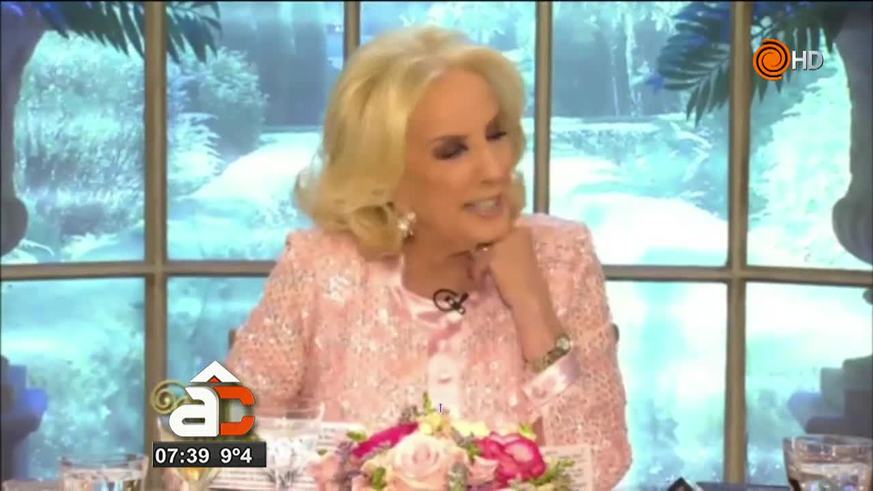 Mirtha Legrand y las preguntas incómodas a Guillermina Valdes