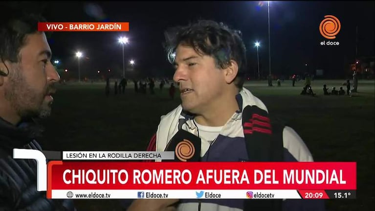 La lesión de Romero que lo deja sin Mundial