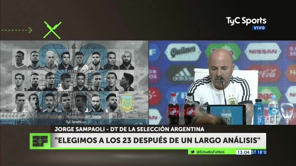 Sampaoli dio la lista argentina para el Mundial