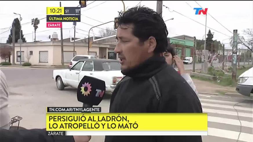 Hablaron los familiares del carnicero que aplastó al ladrón