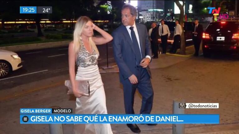 La novia de Scioli no supo decir qué la enamoró