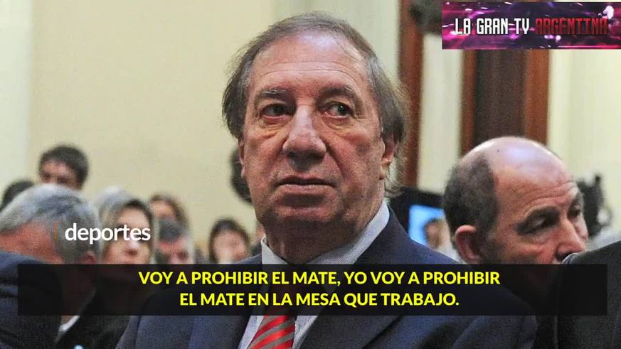 El exabrupto Bilardo al hablar del mate