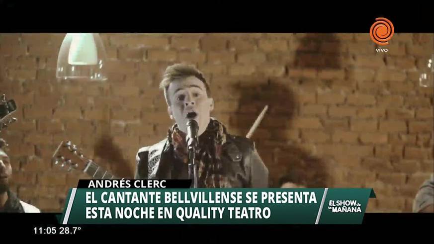 El show de Andrés Clerc en Córdoba
