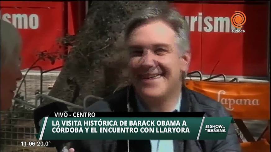 Llaryora analiza el encuentro con Obama