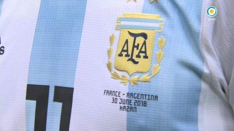 El himno argentino vs. Francia