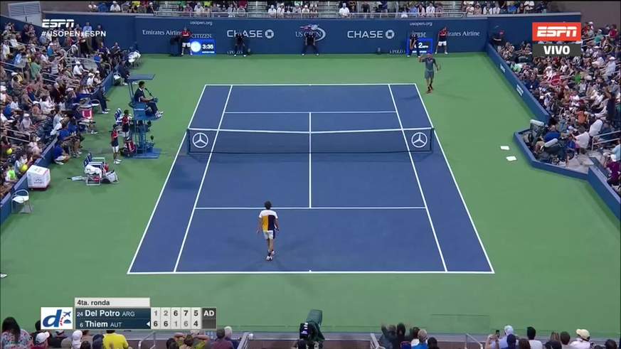 El heroico triunfo de Del Potro ante Thiem