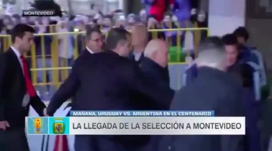 El saludo de Messi a un nene que lloraba