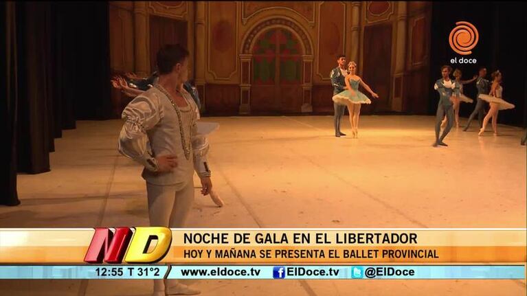 El ballet provincial despide el año en el Libertador