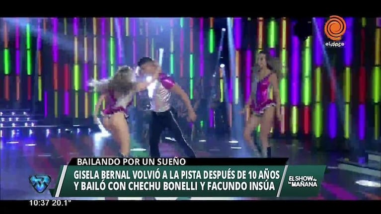 Regreso éxito de Gisela Bernal al Bailando