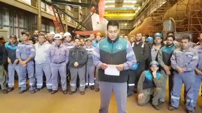 La carta del equipo que reparó el ARA San Juan