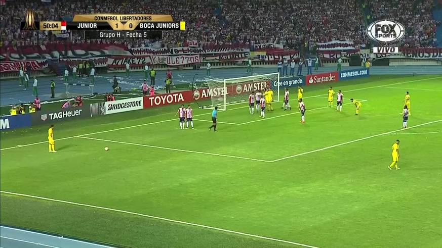 Pavón puso el empate para Boca de tiro libre