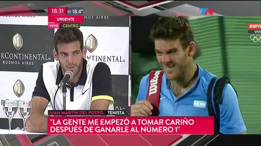 La conferencia de Del Potro tras la plata