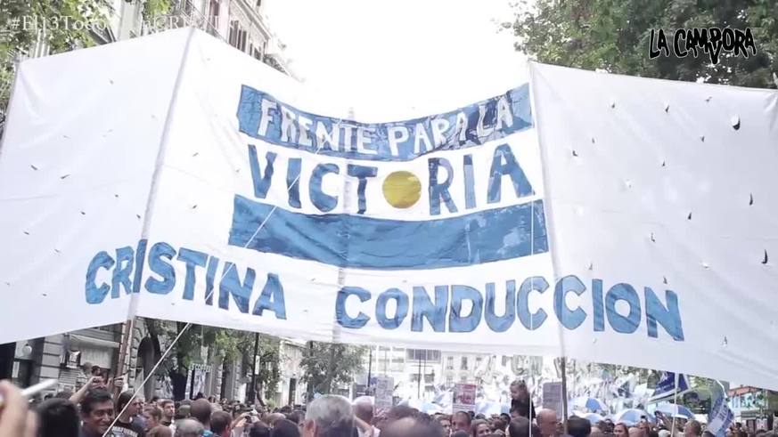 El video de La Cámpora para recibir a Cristina