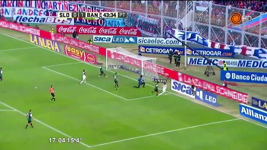 Blanco marcó el primer gol de San Lorenzo