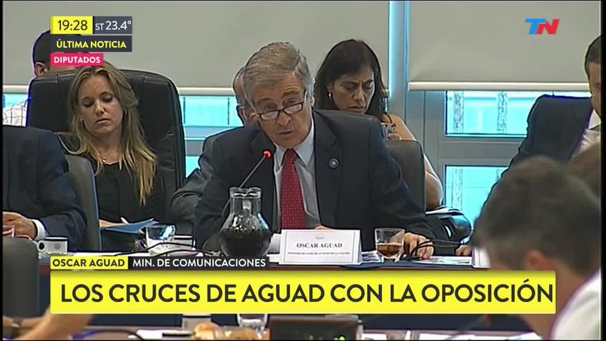 Los cruces de Aguad en el Congreso