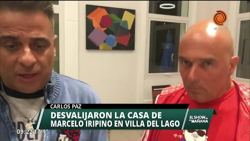 La bronca de Marcelo Iripino tras el asalto a su casa en Carlos Paz