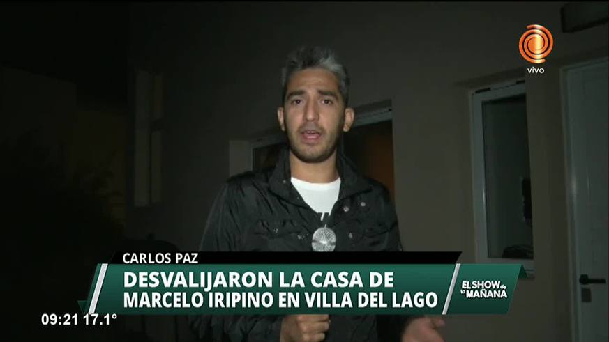 Robaron en la casa de Marcelo Iripino