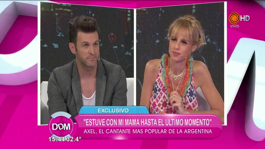 Axel: "encontré en la música una terapia"