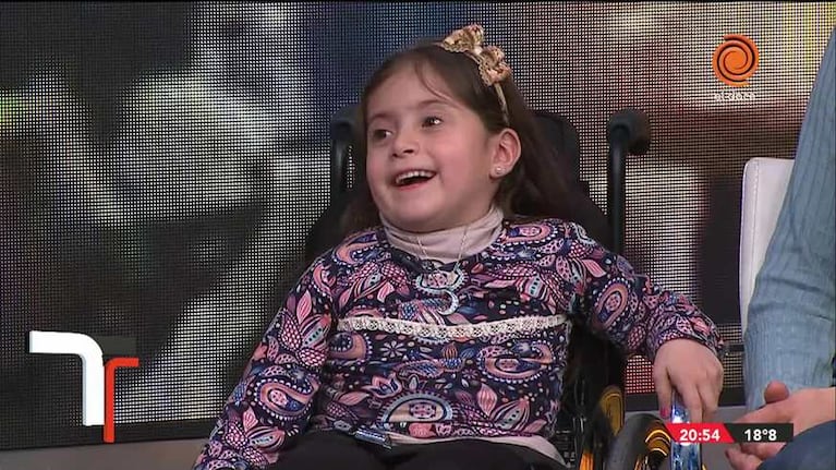 La felicidad de Agostina al cumplir su sueño de bailar